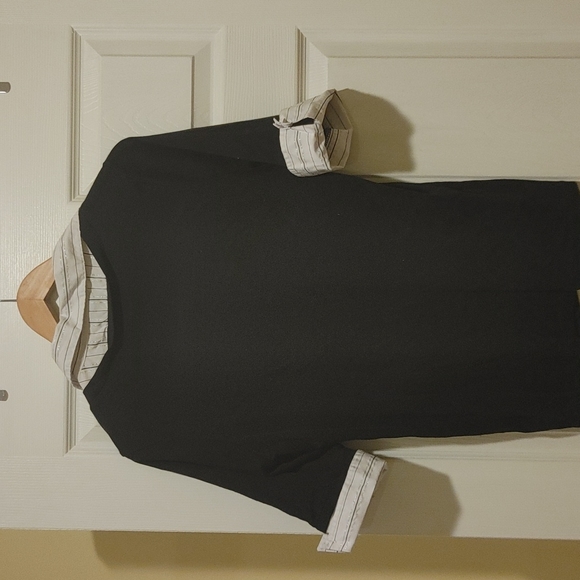 Pinstripe collared sweater - Picture 3 of 3